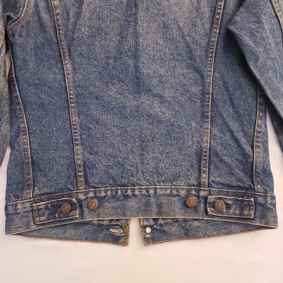 ELIZABETH AND JAMES VINTAGE LEVI'S Denim Jacket Size 34 - Picture 12 of 15